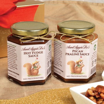 Pecan Praline and Hot Fudge Sauce Duo 2016