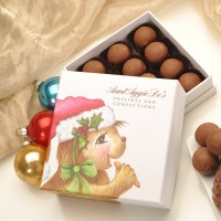Belgian Chocolate Truffles with Praline Filling
